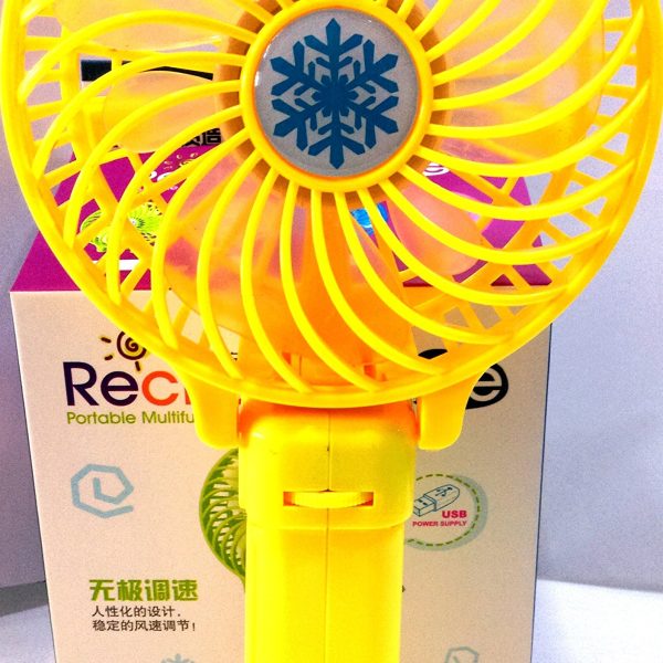 রিচার্জেবল পোর্টেবল মিনি ফ্যান | USB হ্যান্ড ফ্যান | অ্যাডজাস্টেবল স্পিড টেবিল ফ্যান